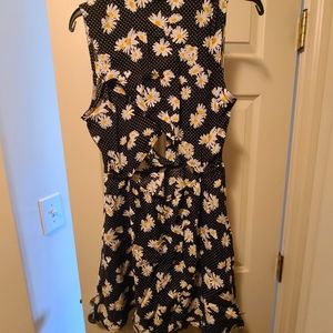 H&M daisy print dress